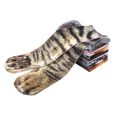 

New Unisex Cycling socks basketball socks yoga sports 3d printed animal foot hoof socks running outdoor sports