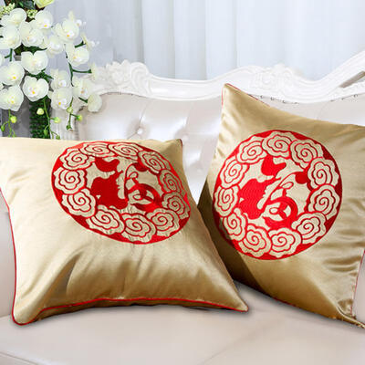 

Greensen 45 x 45cm Embroidery Cushion Cover Sofa Comfortable Pillow Case Home Decor