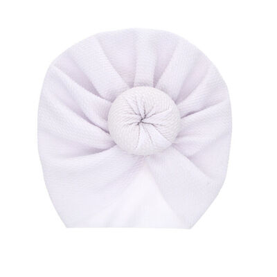 

Baby Girls Boys Turban Knot Head Wrap Cute Kids Hat Cotton Cap Soft Hat