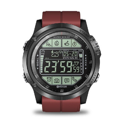 

Zeblaze VIBE 3S Smart Watch Dustproof Shockproof Waterproof 124-Inch FSTN Full View Display Screen Wristwatch BT40 5ATM Waterpro
