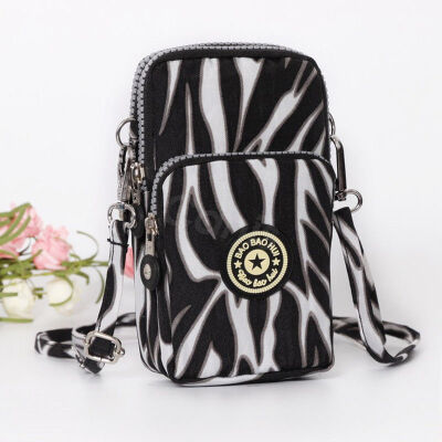 

2019 New Style Fashion Hot Cross-body Mobile Phone Shoulder Bag Pouch Case Belt Handbag Purse Zipper Solid New