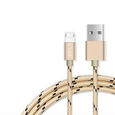 

2-in-1 Charge Cord Nylon Braided Lightning Type-C Cable For IPHONE Huawei-1m