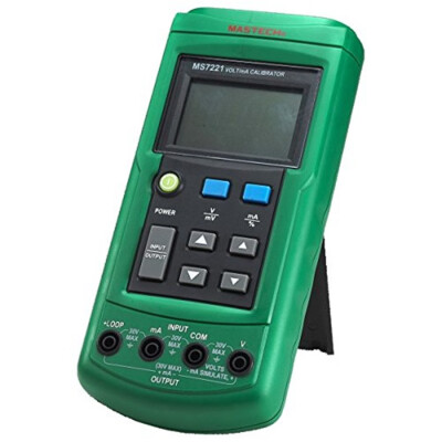 

Mastech MS7221 VoltmA Voltage Current Calibrator SourceOutput Step DC 0-10V 0-24mA Tester Meter