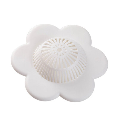 

Flower Shape Bathtub Shower Drain Suction Cup Sink Hair Catcher Filter Strainer