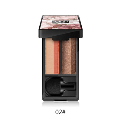 

Lazy Two-color Gradient Eye Shadow Palette Waterproof Anti-fouling Light Powder Silky Two-color Eye Shadow