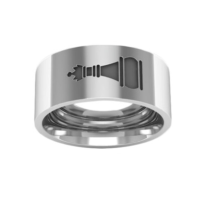 

Fashion KING QUEEN Ring Titanium Steel Matching Couple Rings for Men&Women Valentines Day Gifts