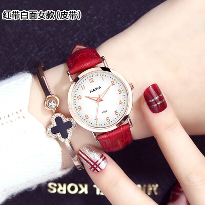 

Ladies watches women ins academic students Korean version of simple atmospheric trend waterproof students Mori couples mens watch