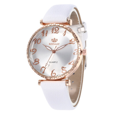 

Womens fashion digital leather watch student simple personality watch