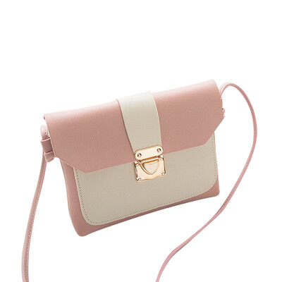 

Tailored Women Fashion Cover Patchwork Crossbody Bag Shoulder Bag Phone Coin Bag Black