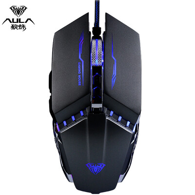 

Tarantula AULA Ghost Macro Programming Game Mouse Gaming Wired Mouse Gray