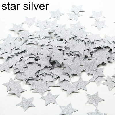 

100Pcs 3cm Dots Heart Star Paper Confetti DIY Wedding Party Table Glitter Decor