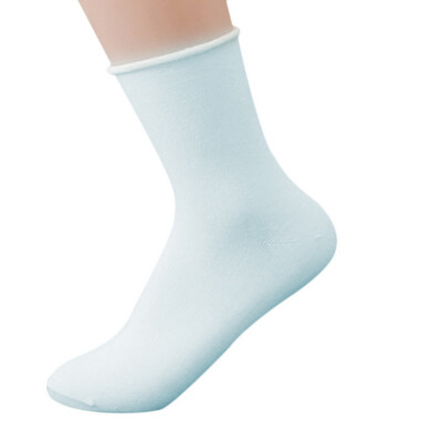 

Women Casual Harajuku Solid Color Breathable Moisture Wicking Deodorant Elastic Athletic Work Socks