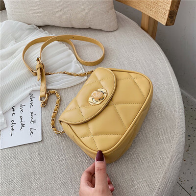 

Summer small fragrance rhombic chain bag handbag 2019 new wave Korean version of the wild one shoulder fashion Messenger bag