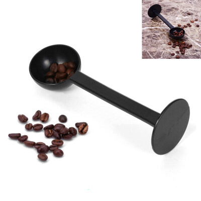 

2-in-1 Espresso Coffee Bean Spoon Measuring 10g Tamping Scoop Tamper Tea Tool