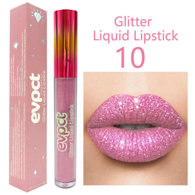 

Shimmers Metallic Pearl Lip Gloss Long Lasting Waterproof Glitter Makeup Lipstick