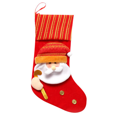 

Toponeto Christmas Xmas Tree Hanging Party Tree Decor Santa Stocking Sock Gift Candy Bags