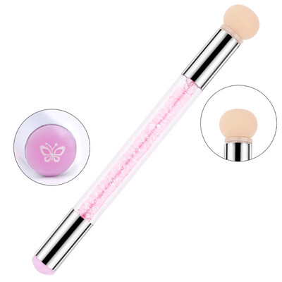 

Toponeto 1pcs Glitter Powder Picking Dotting Gradient Pen Brush Nail Art Tools