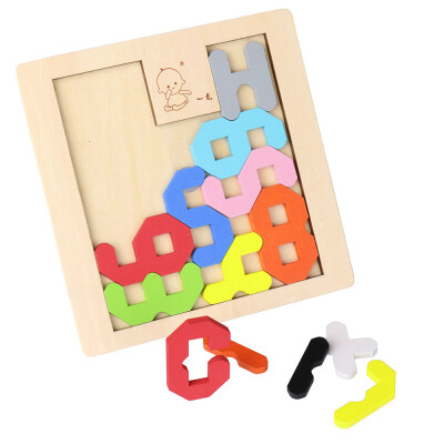 

Gotoamei Children Baby Puzzle Intelligence Baby Kids Wooden Learning Educational Toy