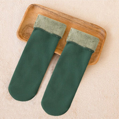 

1 Pair Unisex Free Size Autumn Winter Socks Velvet Thickening Casual Home Floor Socks Snow Thermal Keeping Sleeping Warm Socks