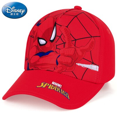 

Disney Spider-Man childrens hat spring&autumn thin sunshade hat boys caps baby sun hat tide HM60088 blue black 50cm recommended head circumference 48-50cm