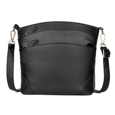 

Solid Color Shoulder Messenger Handbags Women Small Leather Crossbody Bags