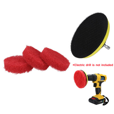 

〖Follure〗3PCS Bathroom Kitchen Cleaning Drill Brush Set Power Scrub Pad Cleaning Kit Cleaning Scouring Pads