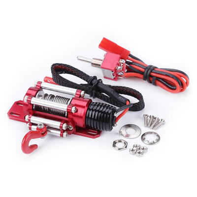 

Double Motor Metal Winch Remote Control for 110 RC Crawler Car Axial SCX10