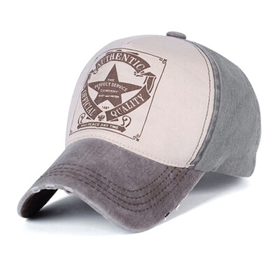 

Men Women Vintage Star Embroidered Snapback Baseball Cap Outdoor Sports Adjustable Hats