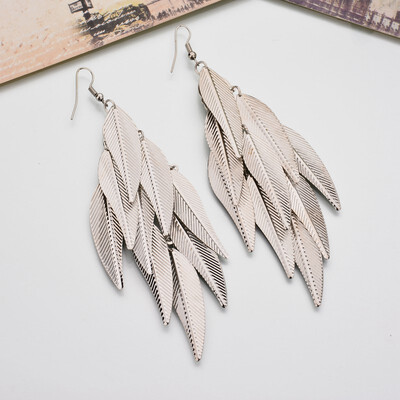 

In 2019 the latest design brand Baroque retro style willow long earrings for women