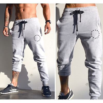

Gobestart Men Trousers Harem Sweatpants Slacks Casual Jogger Sportwear Baggy Comfy Pant