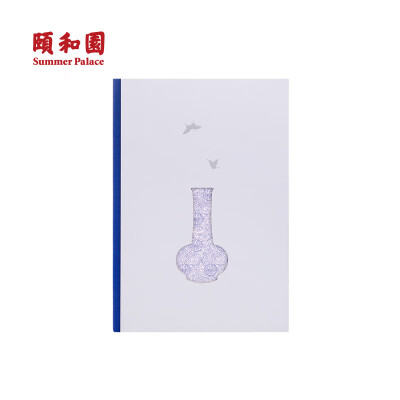 

Summer Palace SUMMER PALACE hollow classic notebook account book stationery supplies Chinese style creative gift blue&white tangled