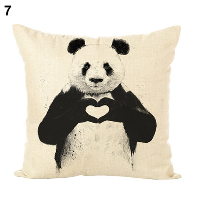 

Boxing CatPanda Soft Pillow Case Cushion Cover Sofa Car Home Cafe Decoration