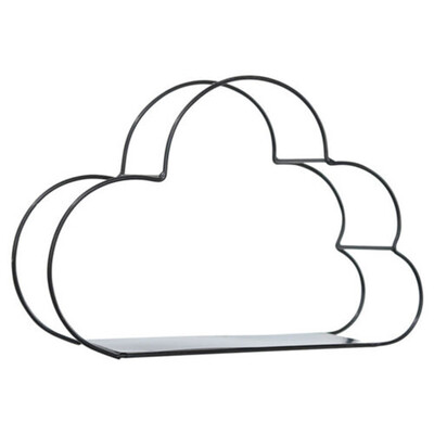 

Gobestart Cloud Shaped Wall Mounted Display Storage Shelf Organization Rack Home Decor