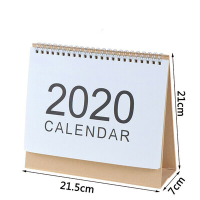 

Toponeto 2019-2020 Desktop Calendar Monthly Plan Daily Schedule Planner Notepad
