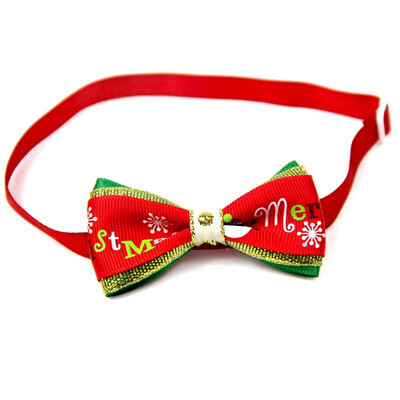 

Christmas Series Pet Supplies Handmade Ribbon Dog Bow Ties Cat Neck Tie