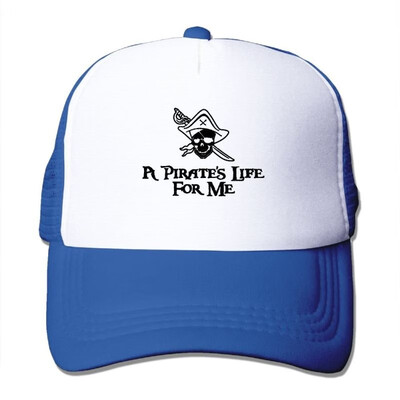 

A Pirates Life for Me Summer Sun Protection Mesh Cap Baseball Hat Cap Adjustable