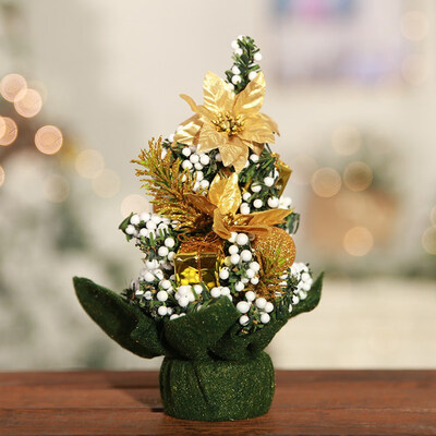 

18Inch Small Table Desk Mini Christmas Tree Holiday Ornaments Christmas Decoration