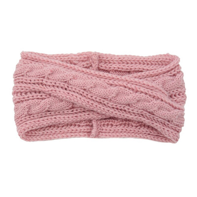 

Women Winter Warm Knitting Headbands Lady Wool Crochet Hairband Turban Head wear