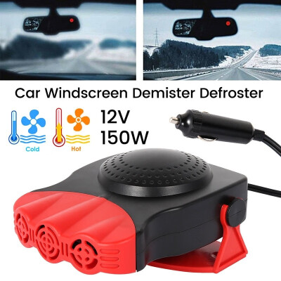 

150W 12V 2 In 1 Car Truck Heating Cooling Fan Heater Windscreen Demister Defroster