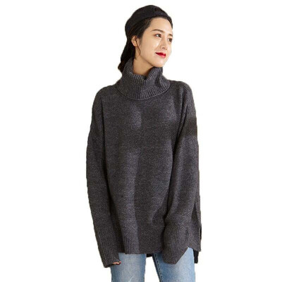 kunxuan High-necked loose mid-length sweater 73 Acrylic 24 Nylon 3 Spandex Size 16289
kunxuan High-necked loose mid-length sweater 73 Acrylic 24 Nylon 3 Spandex Size 16289