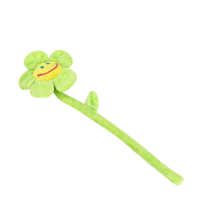 

Siaonvr Plush Daisy Flower With Smiley Happy Faces Colorful Bendable Stems Sunflower Toy