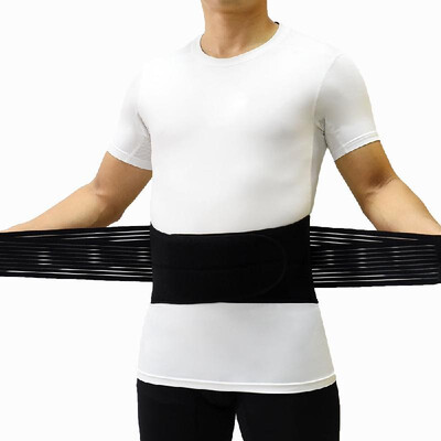 

Portable Double Layer Waist Support Belt for Lower Back Pain Relief Back Brace for Lumbar Protect with PVC Supporting Strip
