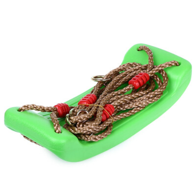 

Environmental Plastic Garden Tree Swing Rope Seat Molded for Kids