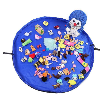 

New Portable Kids Toy Storage Bag Play Mat Toys Organizer Drawstring Pouch Fashion Practical Storage Bags