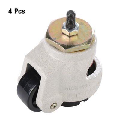 

Greensen 4pcs Heavy Duty Level Adjustment Caster Threaded Stem Industrial Roller Wheel