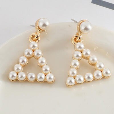 

2019 new brand set long geometric earrings minimalist wild earrings gift for women