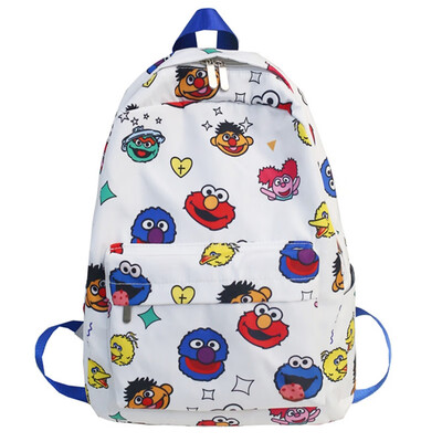 

Ins backpack tide brand large capacity schoolbag nylon cloth Japanese double shoulder bag fashion