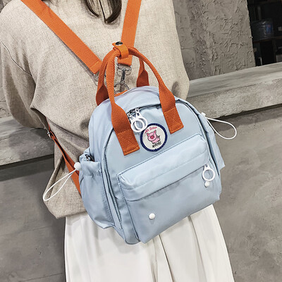 

2019 new girl casual personality backpack high school college student bag cute small fresh soft sister shoulder bag female