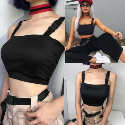 

Sexy Women Lady Casual Sleeveless Tank Tops Vest Blouse Crop Top Short T-Shirt
