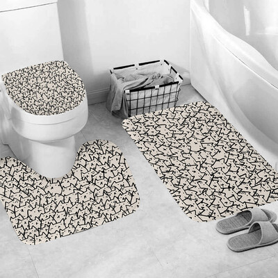 

〖Follure〗3pcs Non-Slip Fish Scale Bath Mat Bathroom Kitchen Carpet Doormats Decor